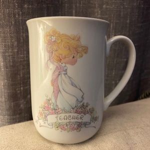 Vintage 1990 Precious Moments Teacher mug .